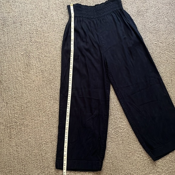 Kaliyana Wide Leg Black Crinkle Pants - Picture 6 of 9